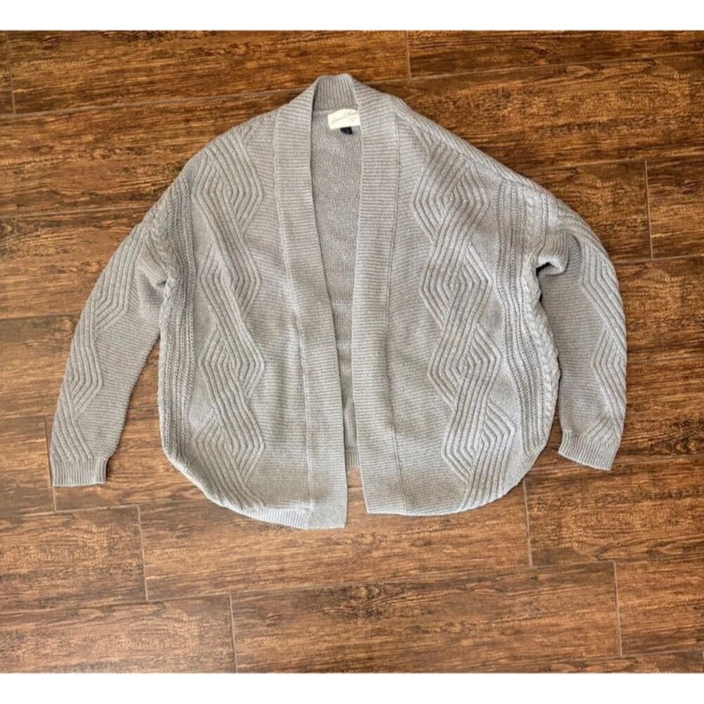 Universal Thread Chunky Cable Knit Open Front Cardigan - S